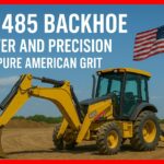 JD 485 Backhoe Power and Precision and Pure American Grit