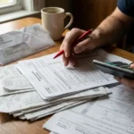 Visual chart displaying five major tax deduction categories with icons for above-the-line, itemized, business, education, and medical deductions